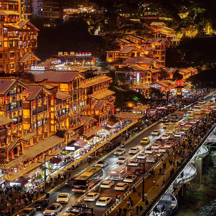 Hongyadong_Night_Views_in_Chongqing