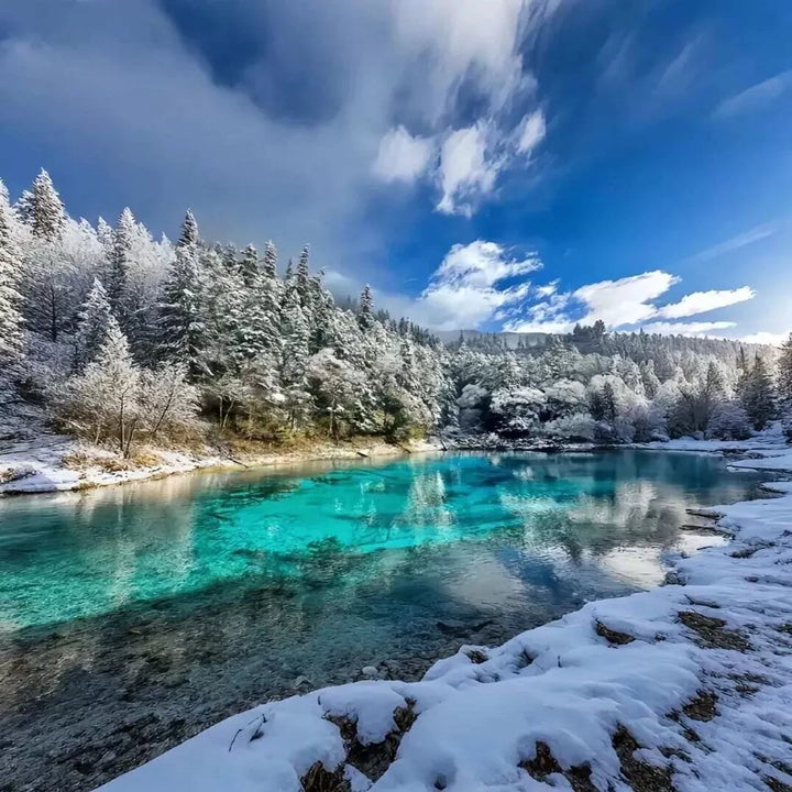 Jiuzhaigou_in_Winter